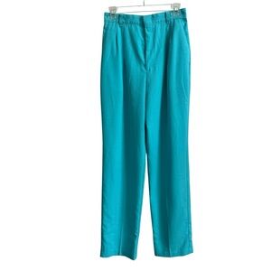 Bobbie Brooks Pleated High Waisted Pocket Dress Slacks Business Workwear Sz 10